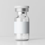 Unbranded research vial Plain unbranded glass vial
